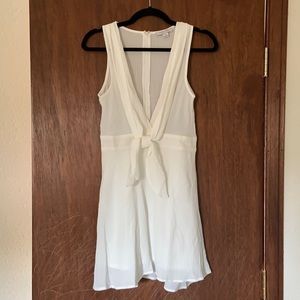 NanaMacs White Tie Tank Dress